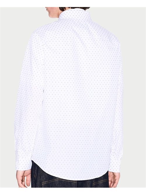 Camicia uomo AX in cotone jacquard ARMANI EXCHANGE | XM000719-AF13206F0048